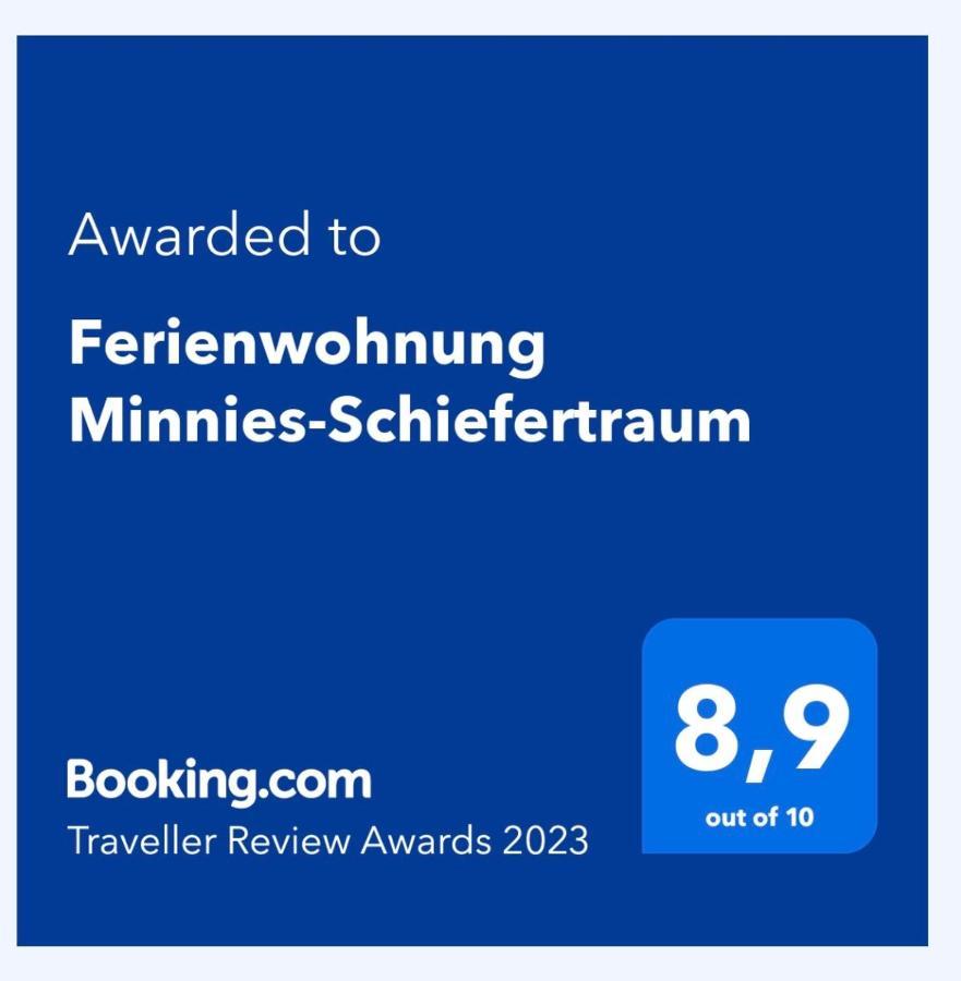 Ferienwohnung Minnies-Schiefertraum ブラウンエーベルク エクステリア 写真